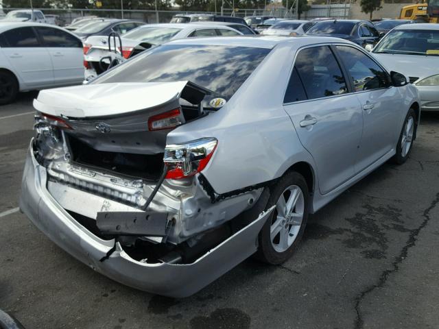 4T1BF1FK2CU108411 - 2012 TOYOTA CAMRY BASE SILVER photo 4