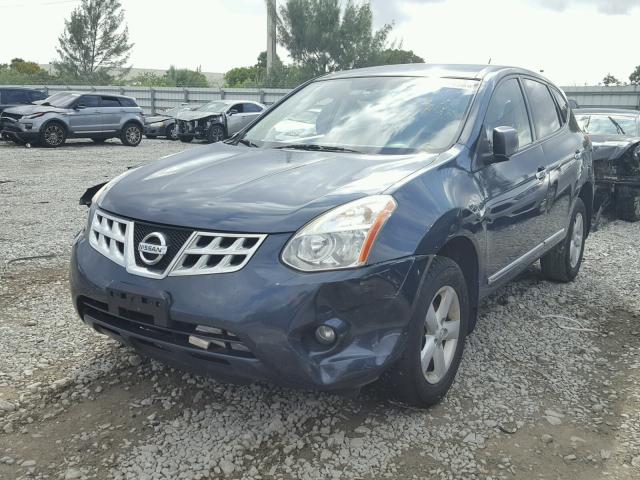 JN8AS5MV5CW708414 - 2012 NISSAN ROGUE S BLUE photo 2