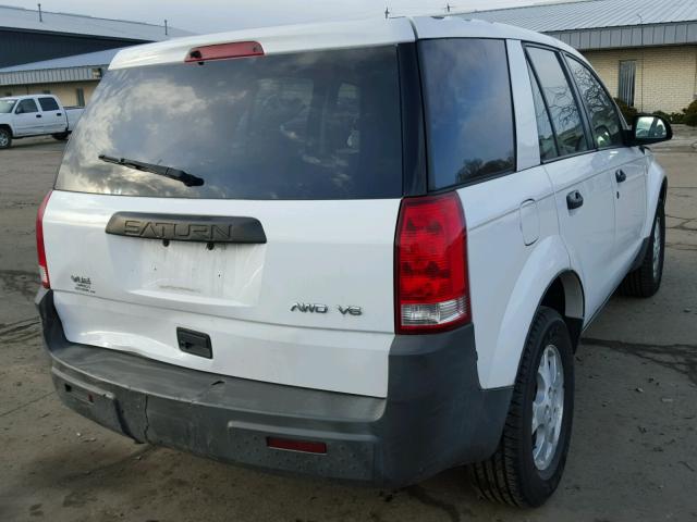 5GZCZ63B03S910452 - 2003 SATURN VUE WHITE photo 4