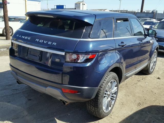 SALVV2BG1CH656462 - 2012 LAND ROVER RANGE ROVE BLUE photo 4