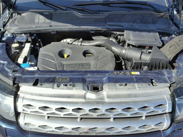 SALVV2BG1CH656462 - 2012 LAND ROVER RANGE ROVE BLUE photo 7