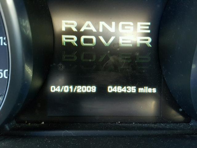 SALVV2BG1CH656462 - 2012 LAND ROVER RANGE ROVE BLUE photo 8