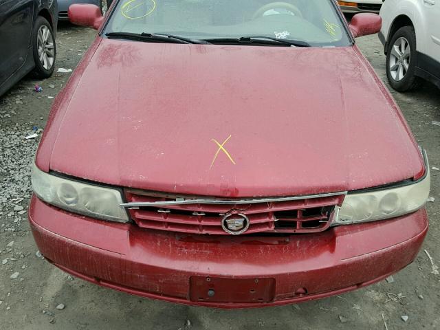 1G6KS54Y04U157660 - 2004 CADILLAC SEVILLE SL RED photo 7