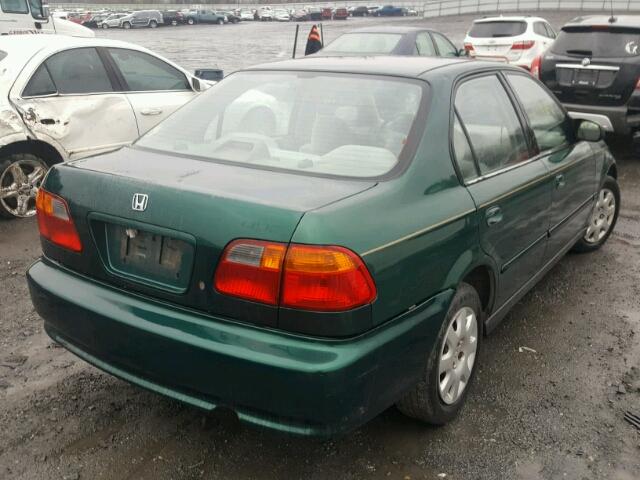 2HGEJ6616YH566985 - 2000 HONDA CIVIC BASE GREEN photo 4