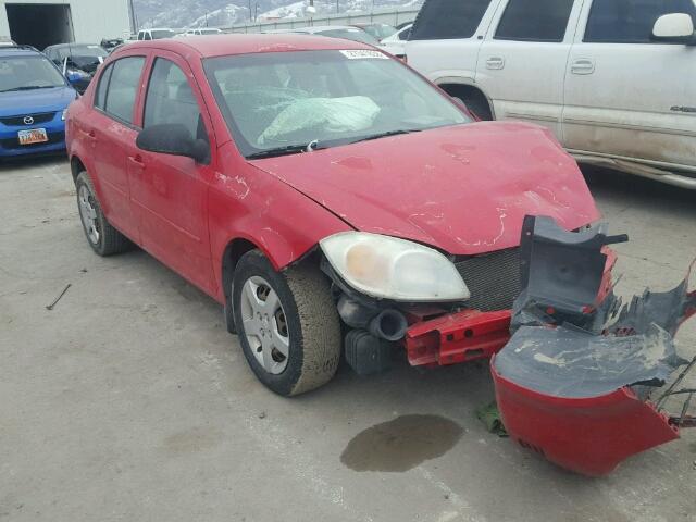 1G1AK52F957602058 - 2005 CHEVROLET COBALT RED photo 1