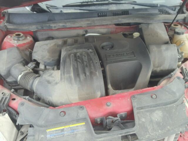 1G1AK52F957602058 - 2005 CHEVROLET COBALT RED photo 7