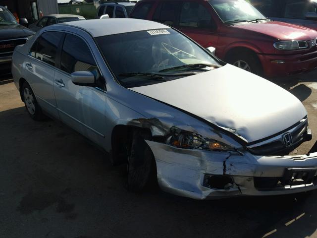 1HGCM56476A025992 - 2006 HONDA ACCORD LX SILVER photo 1