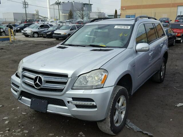 4JGBF71E67A131136 - 2007 MERCEDES-BENZ GL 450 4MA SILVER photo 2