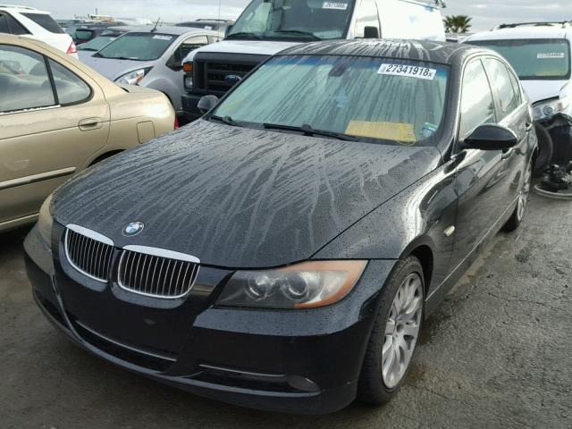 WBAVB33516KR75321 - 2006 BMW 330 I BLACK photo 2