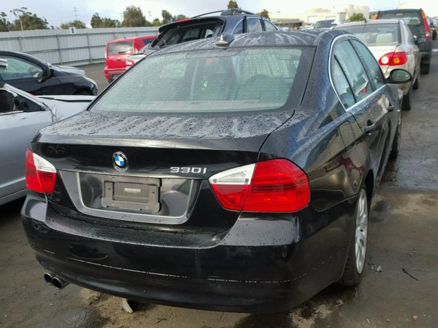 WBAVB33516KR75321 - 2006 BMW 330 I BLACK photo 4