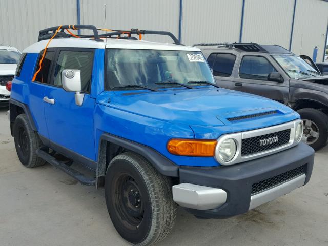 JTEZU11F970003487 - 2007 TOYOTA FJ CRUISER BLUE photo 1