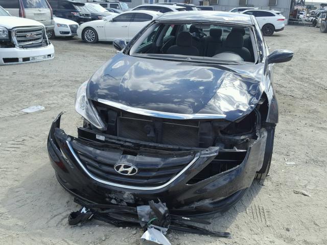 5NPEB4AC9DH760405 - 2013 HYUNDAI SONATA GLS BLACK photo 9