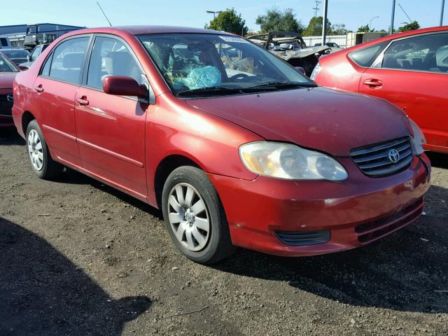 1NXBR32E74Z216463 - 2004 TOYOTA COROLLA CE MAROON photo 1