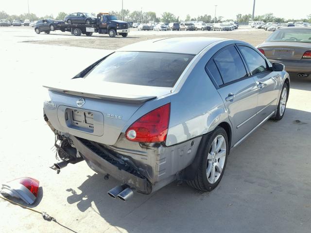 1N4BA41E27C832526 - 2007 NISSAN MAXIMA SE SILVER photo 4