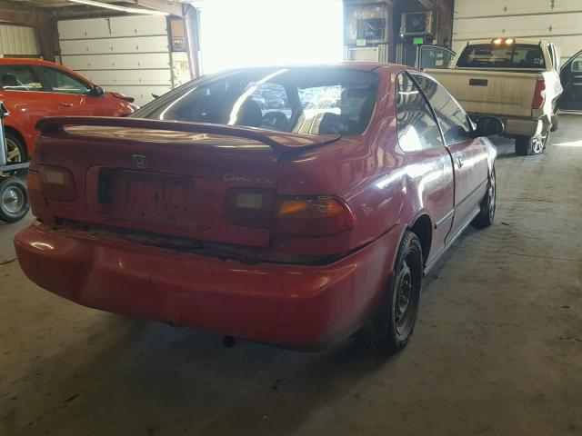2HGEJ1229SH522973 - 1995 HONDA CIVIC EX წითელი ფოტო 4