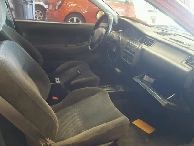 2HGEJ1229SH522973 - 1995 HONDA CIVIC EX წითელი ფოტო 5