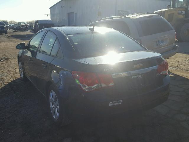 1G1PA5SH5E7467238 - 2014 CHEVROLET CRUZE LS BLACK photo 3