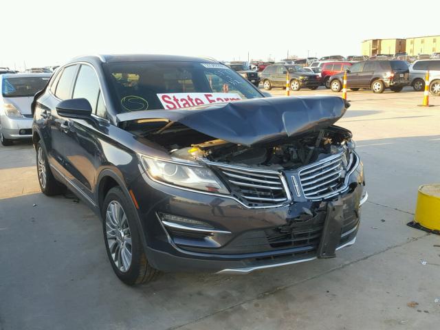 5LMCJ1A98FUJ33497 - 2015 LINCOLN MKC GRAY photo 1