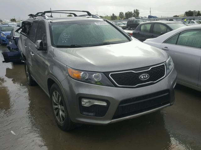 5XYKW4A26DG313679 - 2013 KIA SORENTO SX SILVER photo 1