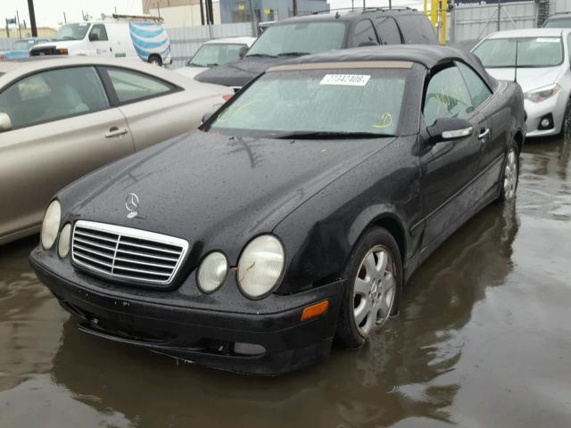 WDBLK65G03T139479 - 2003 MERCEDES-BENZ CLK 320 BLACK photo 2