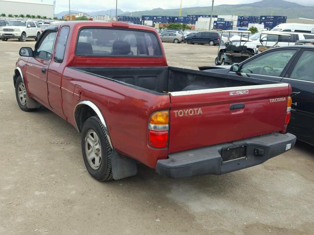 5TEVL52N03Z240737 - 2003 TOYOTA TACOMA XTR RED photo 3