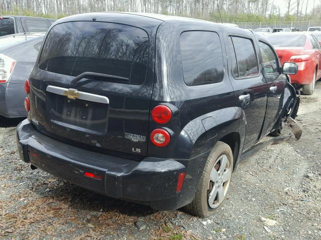 3GNDA13D97S530450 - 2007 CHEVROLET HHR LS 黑色 照片 4
