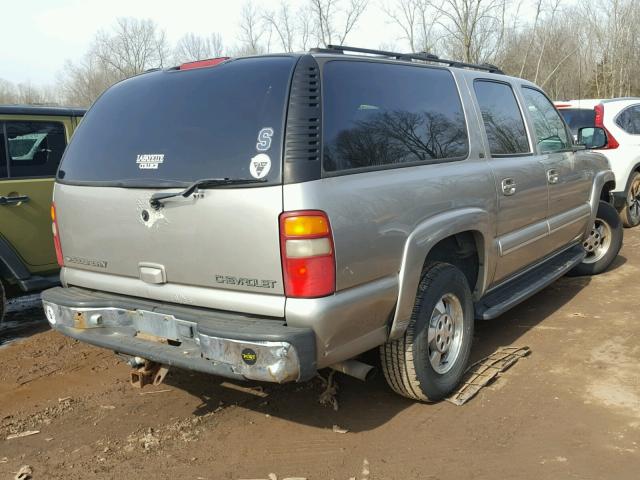 3GNFK16T11G254025 - 2001 CHEVROLET SUBURBAN K TAN photo 4