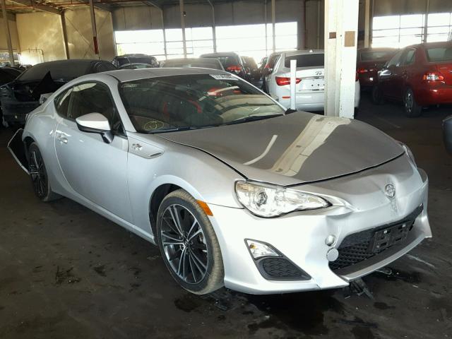 JF1ZNAA18D1708332 - 2013 TOYOTA SCION FR-S ვერცხლისფერი ფოტო 1