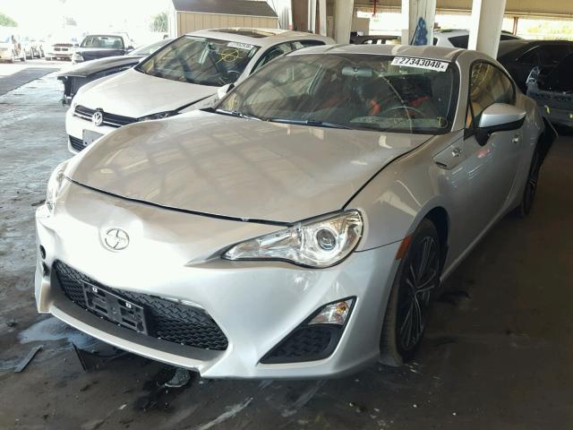 JF1ZNAA18D1708332 - 2013 TOYOTA SCION FR-S ვერცხლისფერი ფოტო 2