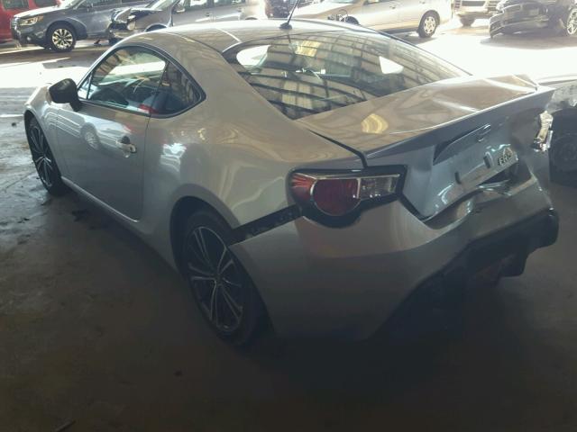 JF1ZNAA18D1708332 - 2013 TOYOTA SCION FR-S ვერცხლისფერი ფოტო 3