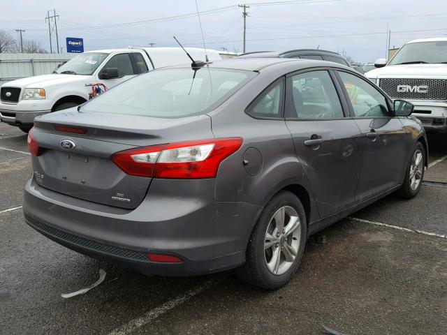 1FADP3F22DL220886 - 2013 FORD FOCUS SE GRAY photo 4