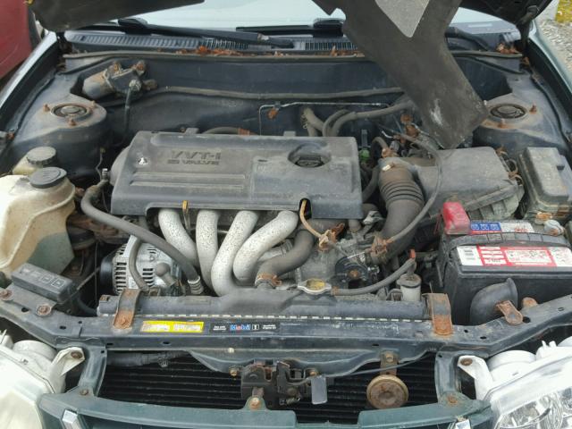 2T1BR12E81C424840 - 2001 TOYOTA COROLLA CE GREEN photo 7