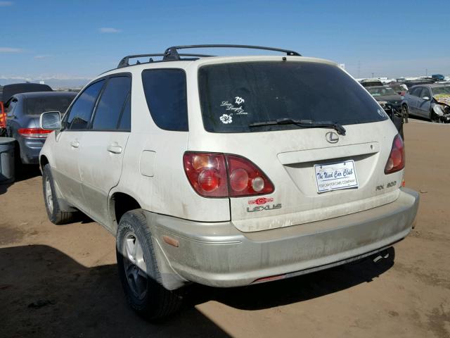 JT6HF10U3X0064142 - 1999 LEXUS RX 300 WHITE photo 3