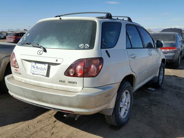 JT6HF10U3X0064142 - 1999 LEXUS RX 300 WHITE photo 4