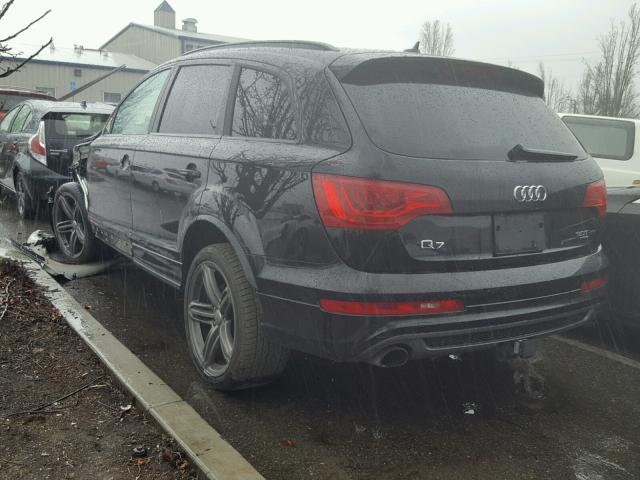 WA1DGAFE9ED005391 - 2014 AUDI Q7 PRESTIG BLACK photo 3