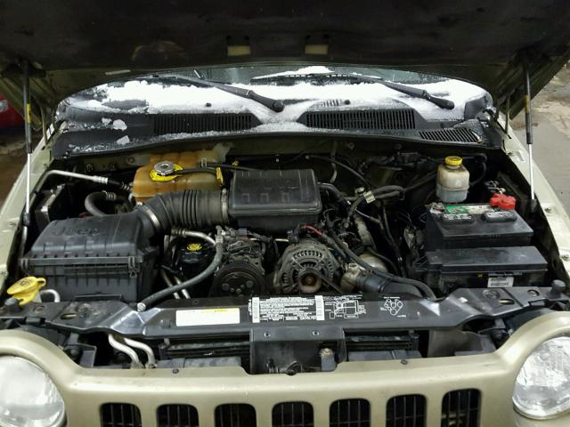 1J4GL38KX2W332499 - 2002 JEEP LIBERTY RE GREEN photo 7