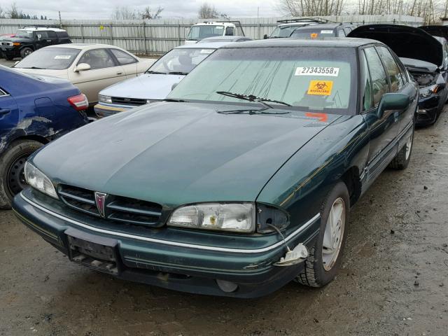 1G2HX53L1N1288070 - 1992 PONTIAC BONNEVILLE GREEN photo 2