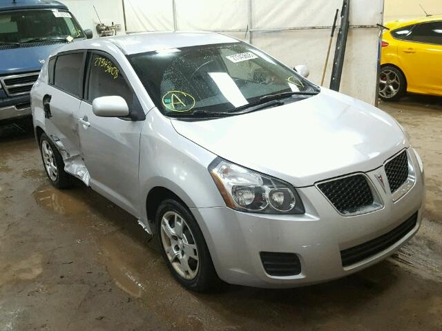 5Y2SP6E09AZ404489 - 2010 PONTIAC VIBE SILVER photo 1