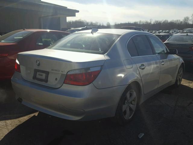 WBANF73596CG68391 - 2006 BMW 530 XI SILVER photo 4