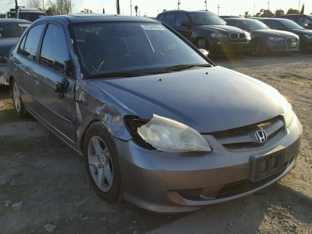 2HGES26715H524973 - 2005 HONDA CIVIC EX GRAY photo 1