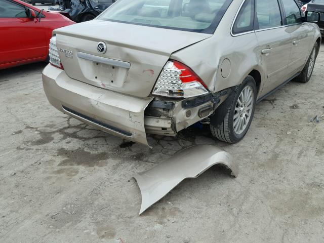 1MEFM42165G602877 - 2005 MERCURY MONTEGO PR 金色 照片 9