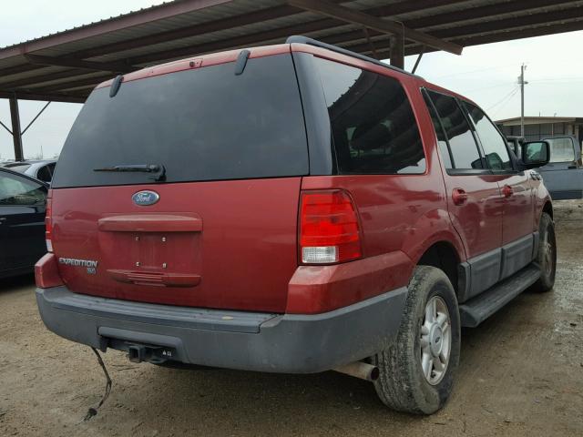 1FMPU15595LA73284 - 2005 FORD EXPEDITION RED photo 4