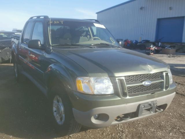 1FMZU77E22UC06496 - 2002 FORD EXPLORER S GREEN photo 1