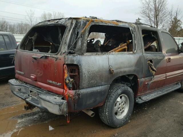 1GNFK16Z73J123025 - 2003 CHEVROLET SUBURBAN K MAROON photo 9