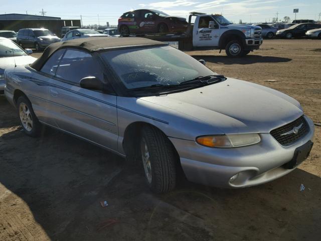 3C3EL55H0YT225272 - 2000 CHRYSLER SEBRING JX SILVER photo 1