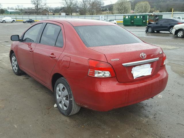 JTDBT923571118948 - 2007 TOYOTA YARIS RED photo 3