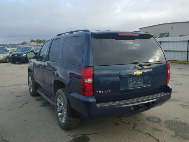 1GNFC13C37R323355 - 2007 CHEVROLET TAHOE C150 BLUE photo 3