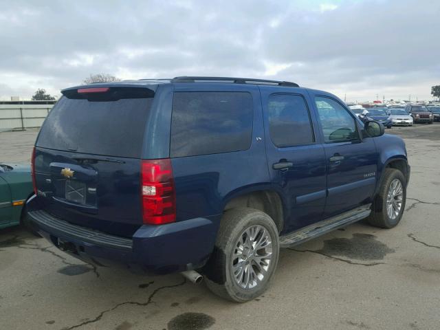 1GNFC13C37R323355 - 2007 CHEVROLET TAHOE C150 BLUE photo 4