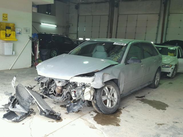 1G1ZT64895F335403 - 2005 CHEVROLET MALIBU MAX 银色 照片 2