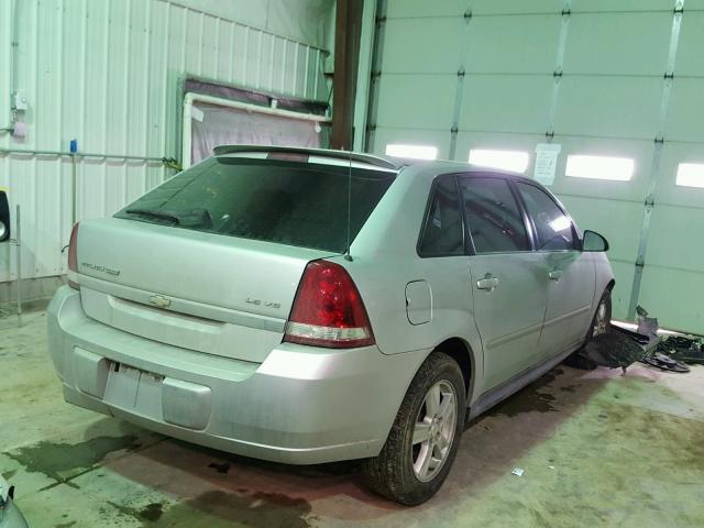 1G1ZT64895F335403 - 2005 CHEVROLET MALIBU MAX 银色 照片 4
